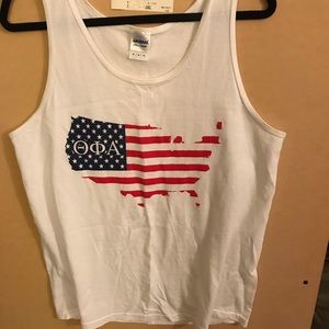 USA themed theta phi alpha tank
